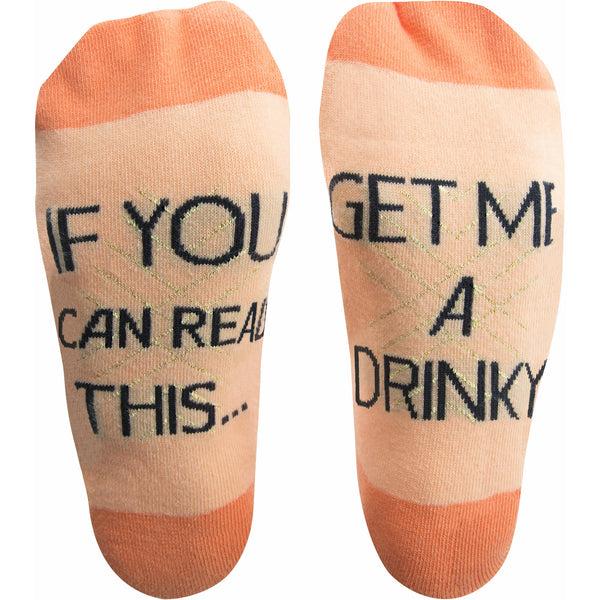 pavilion gift company Drinky Ladies Cotton Blend Sock