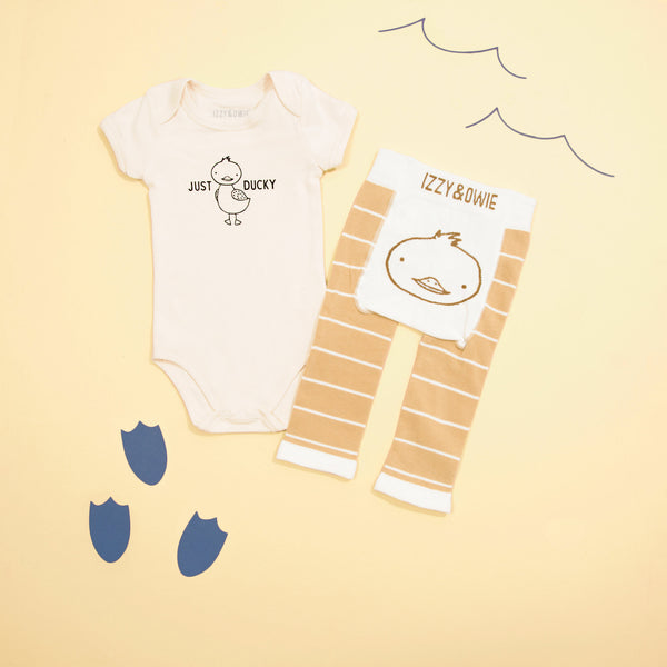Pavilion Gift Company Duck 6-12 Months Baby Leggings