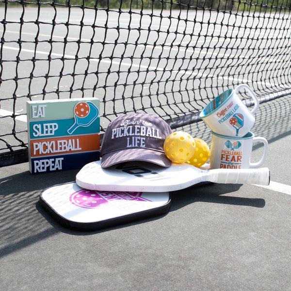Pavilion Gift Company Eat Sleep Pickleball 6.5" MDF Plaque