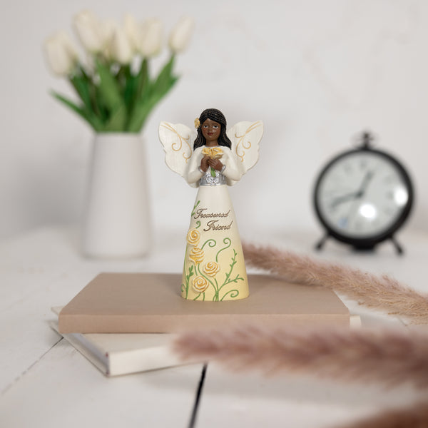Pavilion Gift Company EBN Friend 5" EBN Angel Holding Roses