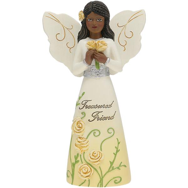 pavilion gift company EBN Friend 5" EBN Angel Holding Roses