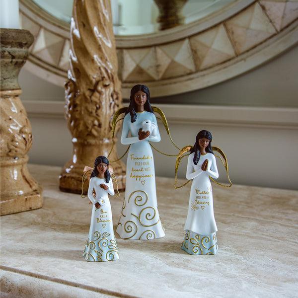 Pavilion Gift Company EBN Friends 7.5" Angel Holding Bunny