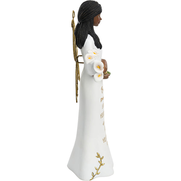 Pavilion Gift Company EBN Heaven 7.5" Angel Holding Calla Lilies