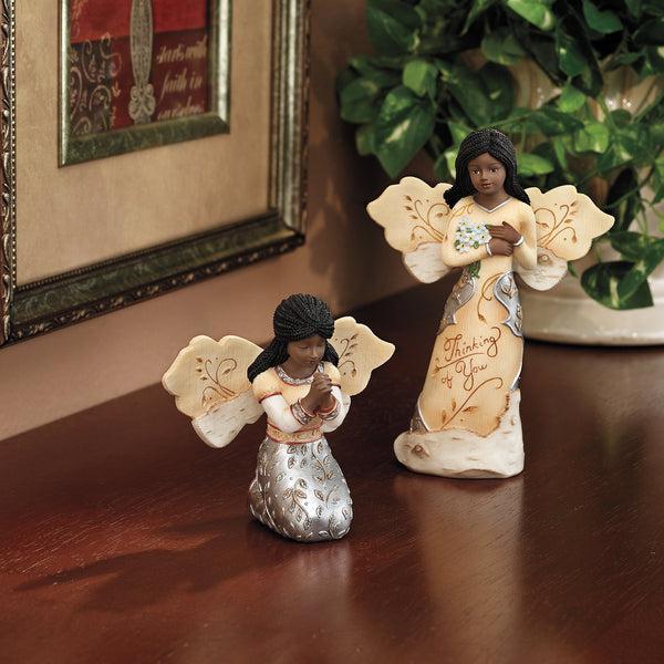 Pavilion Gift Company EBN In Faith 3.5" EBN Kneeling Girl Angel