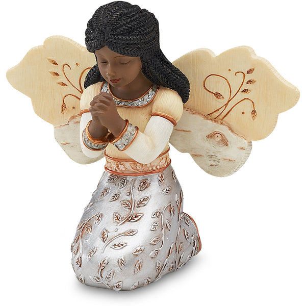 pavilion gift company EBN In Faith 3.5" EBN Kneeling Girl Angel