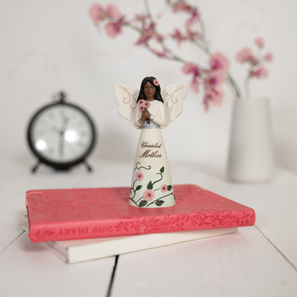 Pavilion Gift Company EBN Mother 5" EBN Angel Holding Daisies