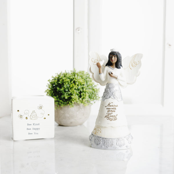 Pavilion Gift Company EBN Nurse 6" EBN Angel Holding Dove