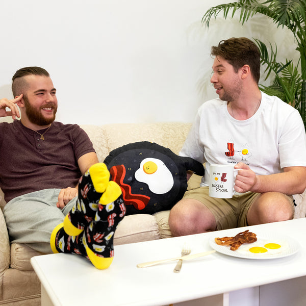 Pavilion Gift Company Eggstra Special 18 Oz Mug And Sock Set