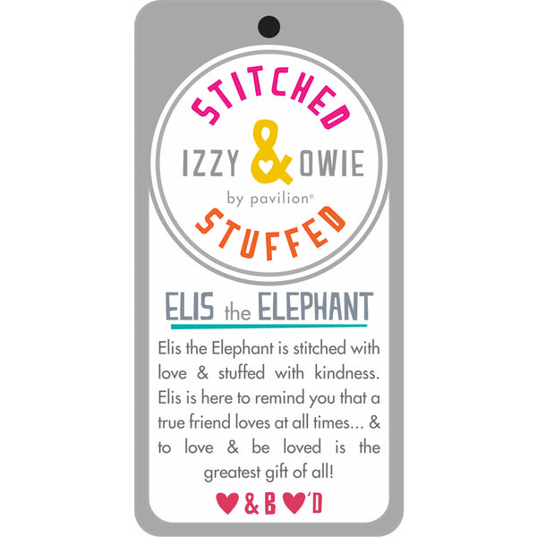 Pavilion Gift Company Elis The Elephant 9.5" Elephant Stuffed Animal/Door Stopper