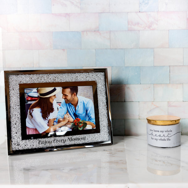 Pavilion Gift Company Enjoy Every Moment 7.25" X 9.25" Frame (Holds 4" X 6" Photo)