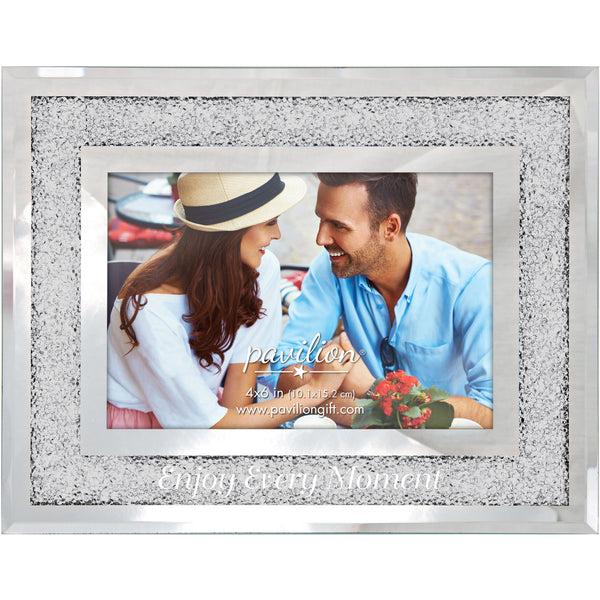 pavilion gift company Enjoy Every Moment 7.25" x 9.25" Frame (Holds 4" x 6" Photo)