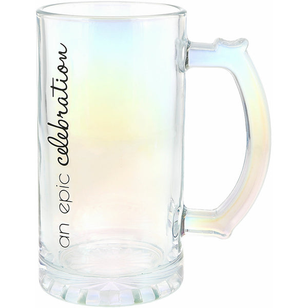 pavilion gift company Epic Celebration 16 oz Glass Stein