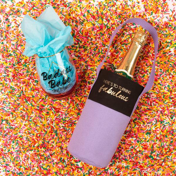Pavilion Gift Company Fabulous Canvas Bottle Gift Bag