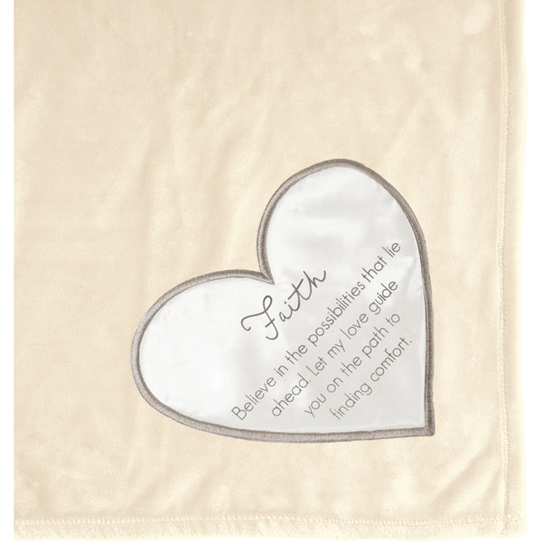 pavilion gift company Faith 50" x 60" Royal Plush Blanket