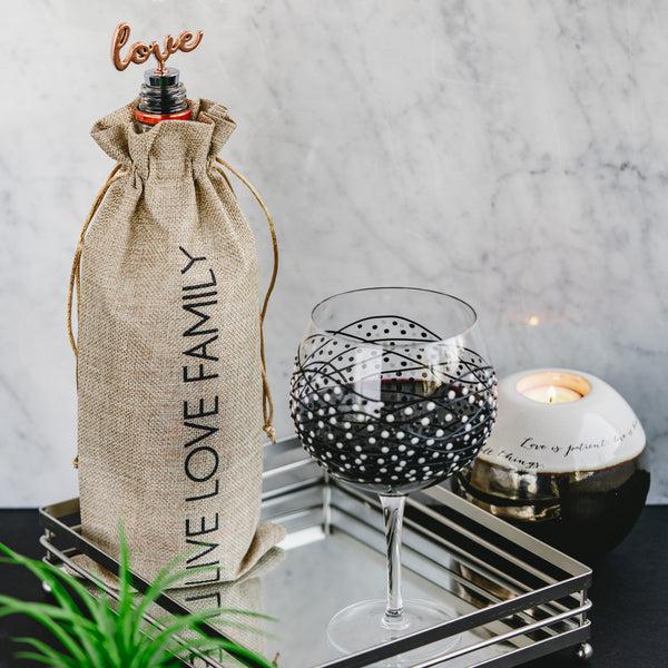 Pavilion Gift Company Family 13.5" Wine Gift Bag Set