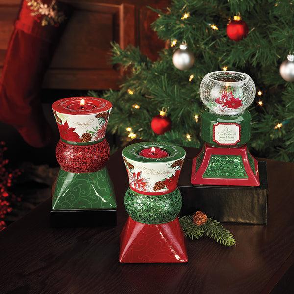 Pavilion Gift Company Family 5.5" Holiday Tealight Holder