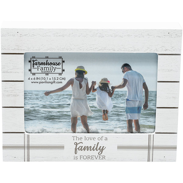 pavilion gift company Family 7.5" x 6" Frame (Holds 6" x 4" Photo)