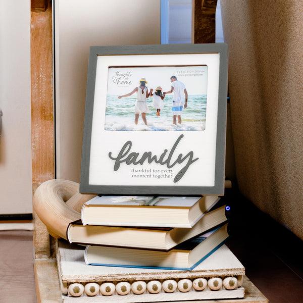 Pavilion Gift Company Family 7.75" X 8.25" Frame (Holds 6" X 4" Photo)