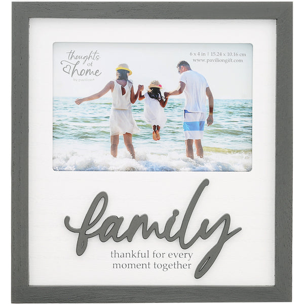 pavilion gift company Family 7.75" x 8.25" Frame (Holds 6" x 4" Photo)