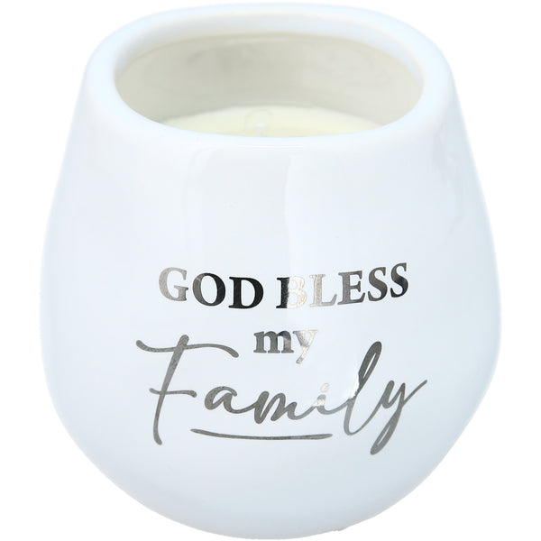 Pavilion Gift Company Family 8 Oz - 100% Soy Wax Candle Scent: Fresh Linen