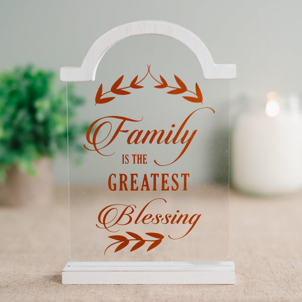 Pavilion Gift Company Family 9" Self-Standing Plaque