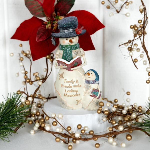 Pavilion Gift Company Family And Friends 6" Snowman & Snowchild
