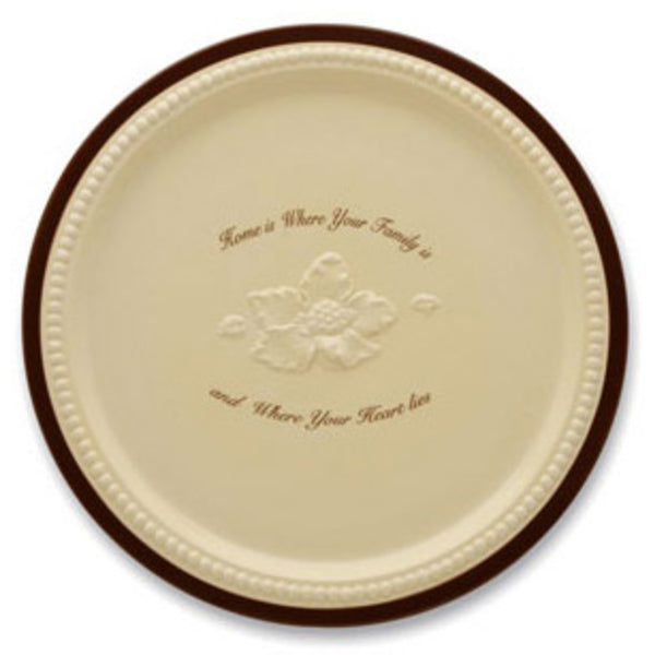 pavilion gift company Family & Home 11" Round Dinner Plate (Set of 2)