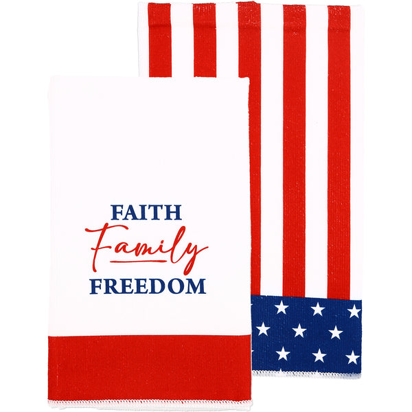 pavilion gift company Family Tea Towel Gift Set (2 - 19.75" x 27.5")