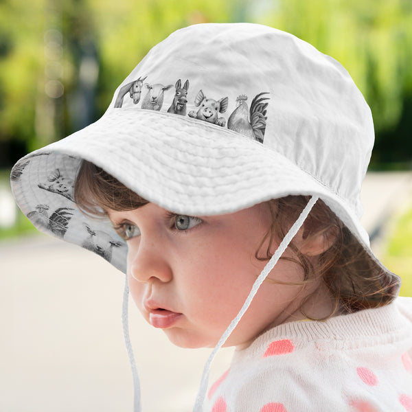 Pavilion Gift Company Farm Animals 6-24 Months Sun Hat