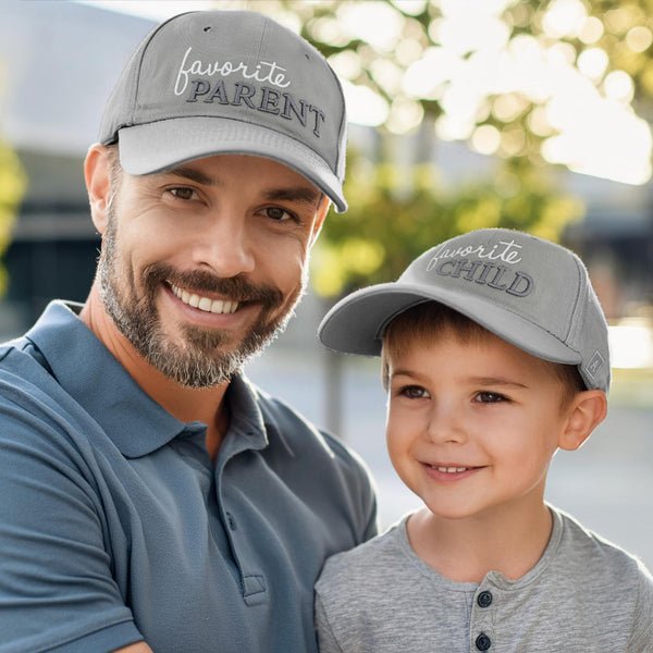 Pavilion Gift Company Favorite Adjustable Adult And Toddler (1-3 Y) Hat Set
