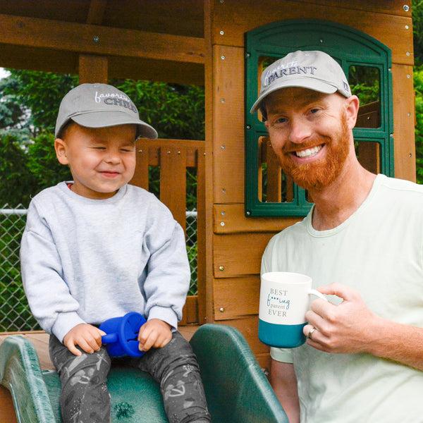 Pavilion Gift Company Favorite Adjustable Adult And Toddler (1-3 Y) Hat Set
