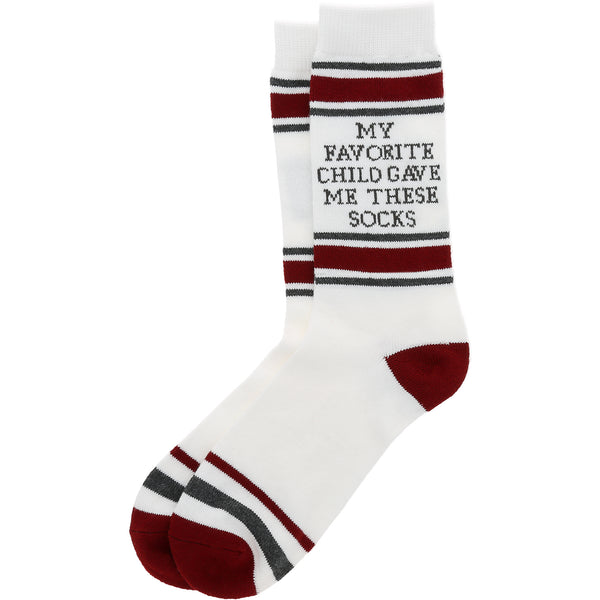 pavilion gift company Favorite Child M/L Unisex Crew Sock