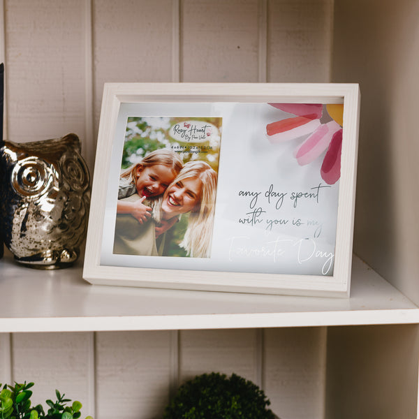 Pavilion Gift Company Favorite Day 9.5" X 7.5" Shadow Box Frame (Holds 4" X 6" Photo)