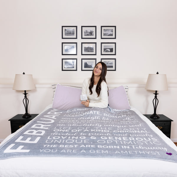 Pavilion Gift Company February 11 Oz - 100% Soy Wax Reveal Candle With Birthstone Scent: Tranquility