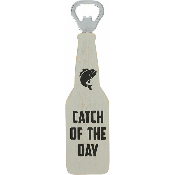 pavilion gift company Fishing 7" Bottle Opener Magnet