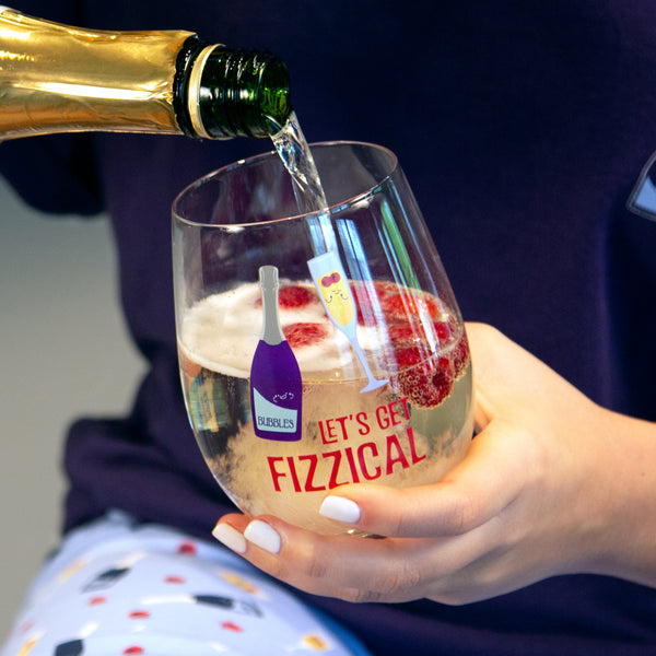 Pavilion Gift Company Fizzical 18 Oz Stemless Wine Glass