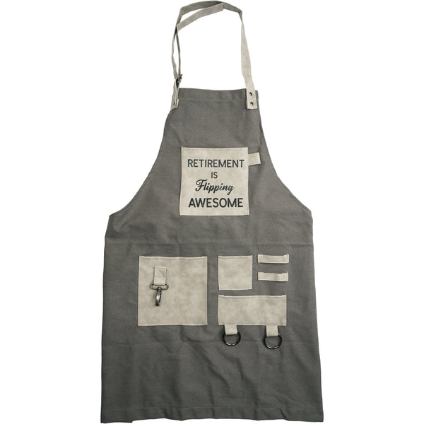 Pavilion Gift Company Flipping Awesome Canvas Grilling Apron
