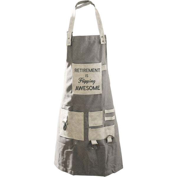 pavilion gift company Flipping Awesome Canvas Grilling Apron