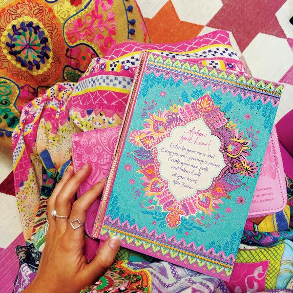 Pavilion Gift Company Follow Your Heart 8.5" X 6.25" Journal