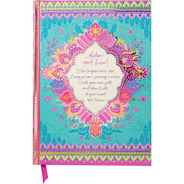 pavilion gift company Follow Your Heart 8.5" x 6.25" Journal
