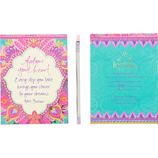 Pavilion Gift Company Follow Your Heart Magnetic List Pad Set