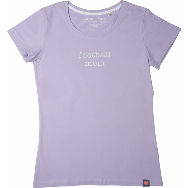 Pavilion Gift Company Football Mom Small Purple T-Shirt