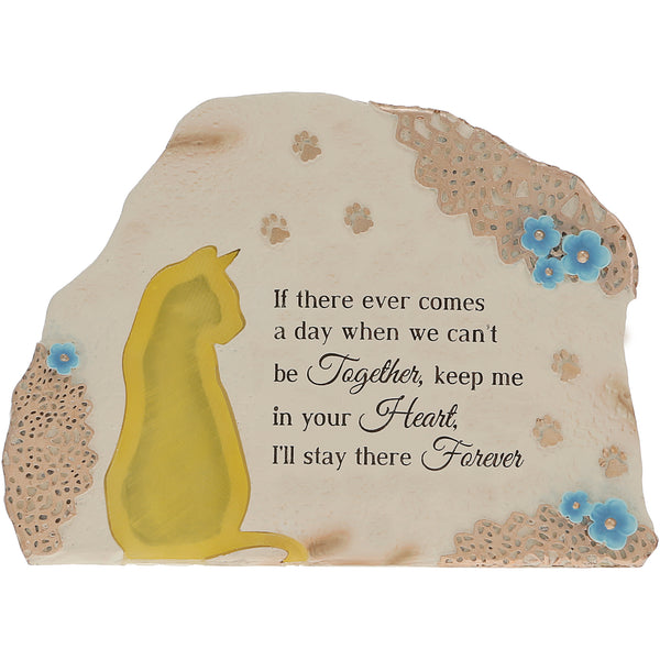 pavilion gift company Forever 7" x 5" Solar Memorial Garden Stone