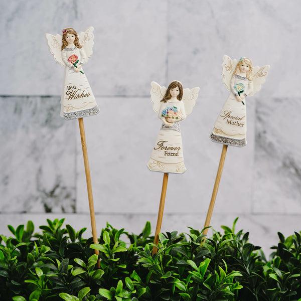 Pavilion Gift Company Forever Friend 3" Angel Floral Pick