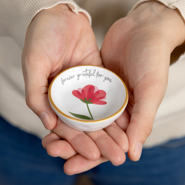 Pavilion Gift Company Forever Grateful 2.5" Trinket Dish