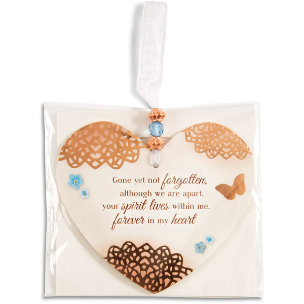 Pavilion Gift Company Forever In My Heart 3.5" X 4" Heart-Shaped Ornament