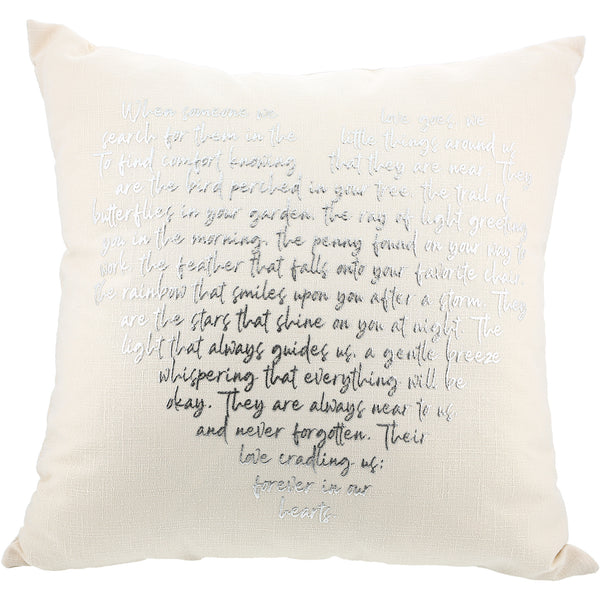 pavilion gift company Forever in our Hearts 18" Pillow
