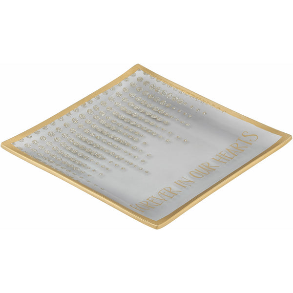 Pavilion Gift Company Forever In Our Hearts Square Plate