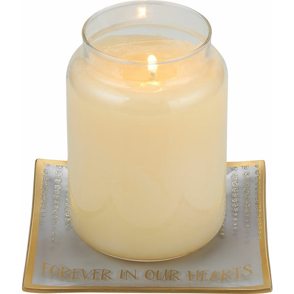 Pavilion Gift Company Forever In Our Hearts Square Plate