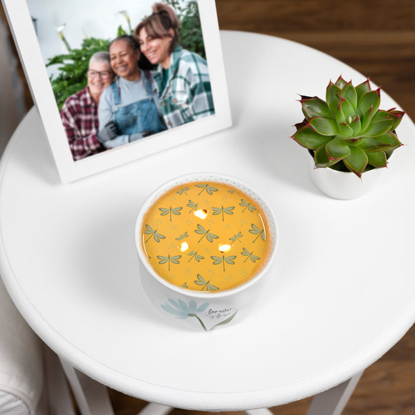 Pavilion Gift Company Forever My Friend 12 Oz - 100% Soy Wax Reveal Triple Wick Candle Scent: Tranquility